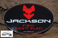 Aufkleber - Angelaufkleber - Fishing - Sticker - Angel Aufkleber Angler - Fisch - Jackson Fish Don´t Play - 15,5cm x 9,5cm 