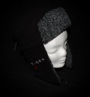 Eiger Fleece Korean Hat Schwarz Gr.L/XL 