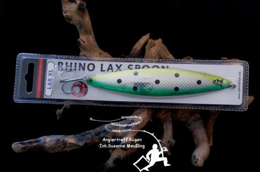 RHINO LAX  XL - Trolling Blinker Köder Schlepplöffel - Schleppfischen  Bayern Schweiz Östereich Ostsee Bornholm Schweden - Mefo Lachs Seeforelle Schweiz Salmo 