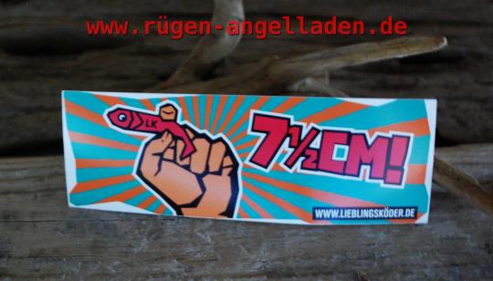 Aufkleber - Angelaufkleber - Fishing - Sticker - Angel Aufkleber Angler - Fisch -- Lieblingsköder - 15cm x 5cm 