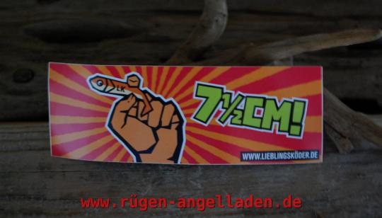Aufkleber - Angelaufkleber - Fishing - Sticker - Angel Aufkleber Angler - Fisch -  - Lieblingsköder - 15cm x 5cm 