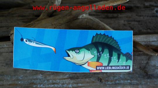 Aufkleber - Angelaufkleber - Fishing - Sticker - Angel Aufkleber Angler - Fisch - - Lieblingsköder - 15cm x 5cm 