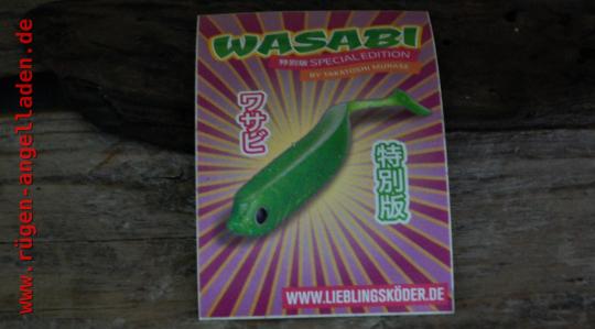 Aufkleber - Angelaufkleber - Fishing - Sticker - Angel Aufkleber Angler - Fisch -  - Lieblingsköder - Wasabi 5,5cm 8,5cm 