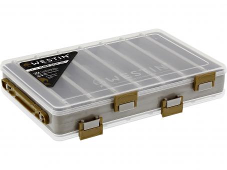 Westin W3 Lure Box S6 - Doppelklappbox für Wobbler - Angelkoffer - PVC Box 