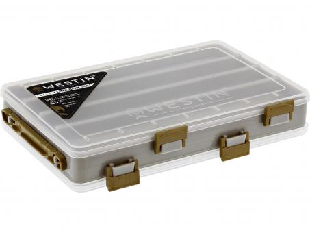 Westin W3 Lure Box S8 - Doppelklappbox für Wobbler - Angelkoffer - PVC Box 
